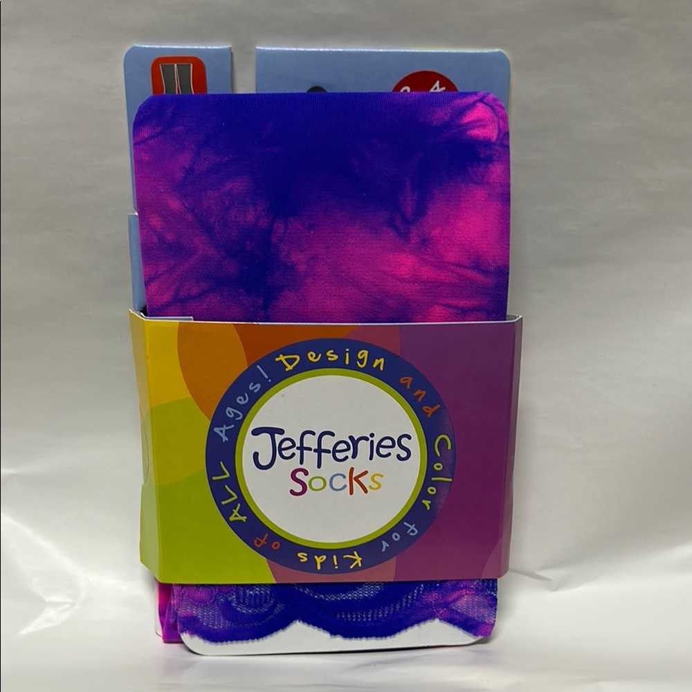 NWT Jefferies Neon Pink and Purple Tights